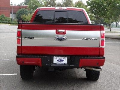 Red Platinum 3.5L EcoBoost Crew 4 door cab Black Leather 4x4 Certified Warranty, image 6