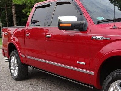 Red Platinum 3.5L EcoBoost Crew 4 door cab Black Leather 4x4 Certified Warranty, image 9