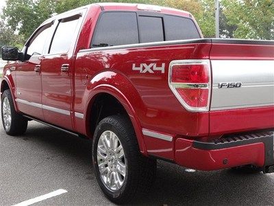Red Platinum 3.5L EcoBoost Crew 4 door cab Black Leather 4x4 Certified Warranty, image 11