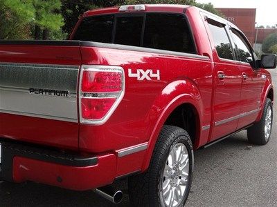 Red Platinum 3.5L EcoBoost Crew 4 door cab Black Leather 4x4 Certified Warranty, image 12