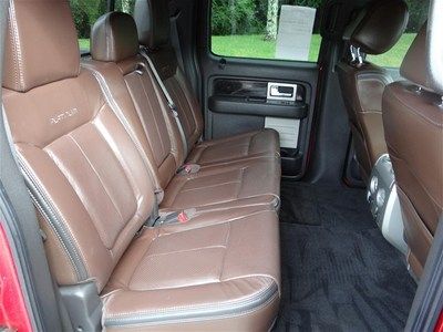 Red Platinum 3.5L EcoBoost Crew 4 door cab Black Leather 4x4 Certified Warranty, image 21