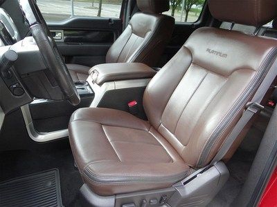 Red Platinum 3.5L EcoBoost Crew 4 door cab Black Leather 4x4 Certified Warranty, image 22