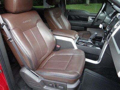 Red Platinum 3.5L EcoBoost Crew 4 door cab Black Leather 4x4 Certified Warranty, image 25