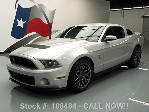 2011 ford shelby gt500 svt cobra 6-speed shaker sync 8k texas direct auto