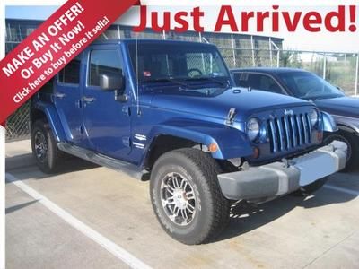 09 blue sahara 3.8l 4x4 low miles satellite radio mp3 keyless entry premium soun