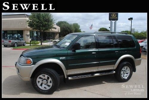 2002 mitsubishi montero sport xls one owner sunroof cd power windows