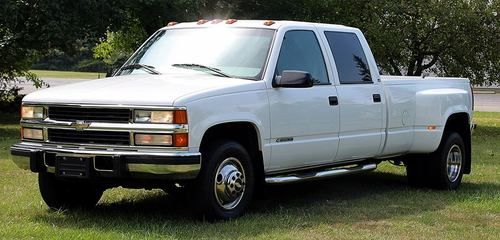 2000 chevy silverado 3500 1 ton dually 6.5 turbo diesel 4 door great shape