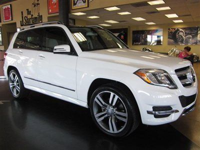 13 mercedes glk350 white navigation pano roof