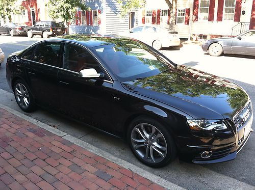 2012 audi s4 black 6-spd prem plus loaded ex cond. only 17.8k miles