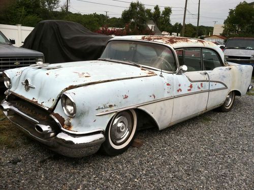 1955 oldsmobile 98 holiday 4 door hardtop needs restoration