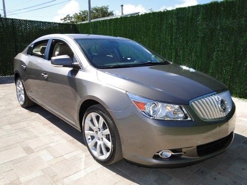 2010 buick lacrosse cxs 1 owner fla car lthr pwr pkg park assist more! automatic