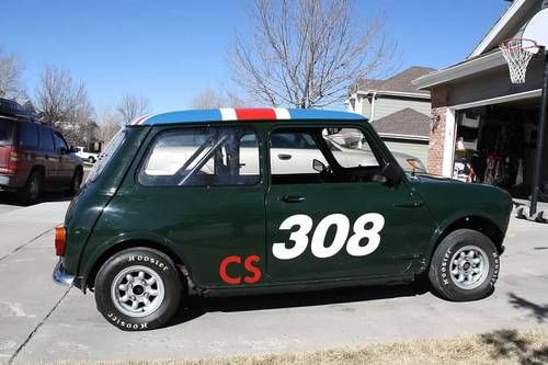 1967 austin mini mk1 vintage cs class race car