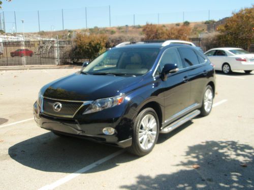 2010 lexus rx 450h awd 1 ownr navi camera loaded