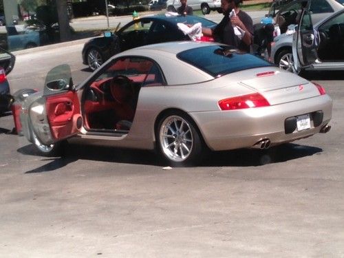 1999 porsche 996 carrera cabriolet rare color combo w hardtop!