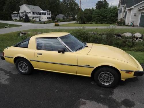 Rare, all original spark yellow 79 mazda rx7 gs 62k