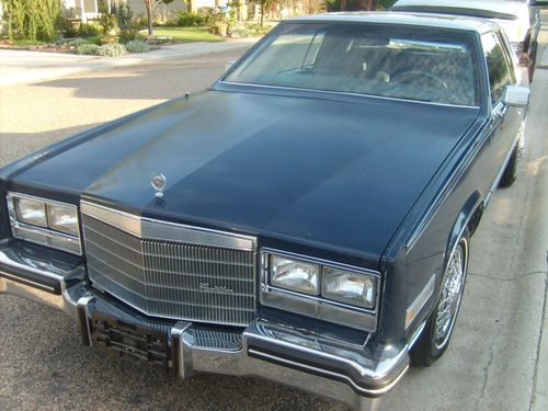 1983 cadillac eldorado biarritz coupe 2-door 4.1l with low miles