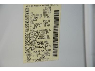 Nissan Armada LE 4X4 1-OWNER NAV REAR-DVD LEATHER BOSE LOADED *MINT* *WARRANTY*, US $16,495.00, image 26