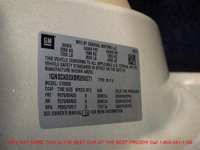 2WD 4dr 1500 SUV NAV CD 3rd Row Seat 4-Wheel Disc Brakes A/C ABS Air Suspension, image 46