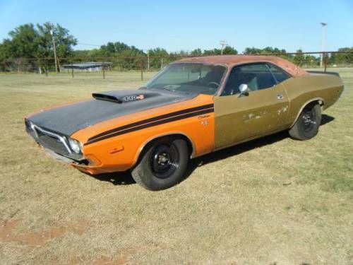 1972 72 dodge challenger big block 440 auto runs and drives very solid rt emblem