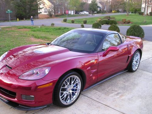 2011 chevrolet corvette zr1 3zr crystal red  metallic