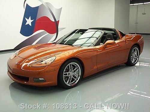 2007 chevy corvette z51 6-speed htd leather nav hud 47k texas direct auto