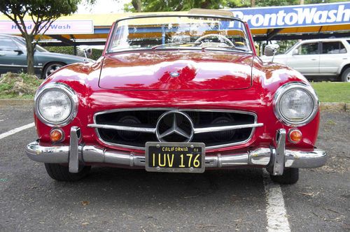 1962 Mercedes 190SL WITH A/C. FREE SHIPPING IF YOU BUY NOW!!!!!!!, US $49,500.00, image 4