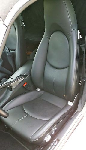 PORSCHE 911 CARRERA S CONVERTIBLE V6 SILVER WITH BLACK 3.8 LITERS SPORTS CAR MEN, image 7