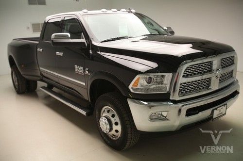 2013 drw laramie crew 4x4 navigation leather heated cummins diesel uconnect