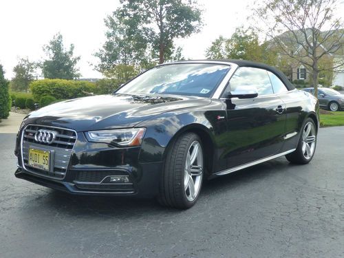 2013 audi s5 3.0t premium plus cabriolet - only 4,024 miles