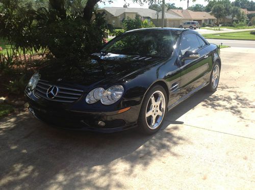 Sl500 mercedes benz gorgeous car. black with grey leather/wood interior