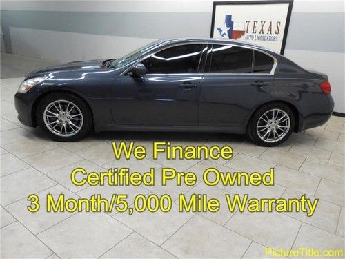 07 g35 s sedan leather heated seats warranty finance texas