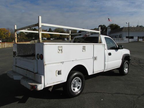 2004 Chevy Chevrolet Silverado 2500 8' Stahl Utility Service Body V8 NO RESERVE!, image 2