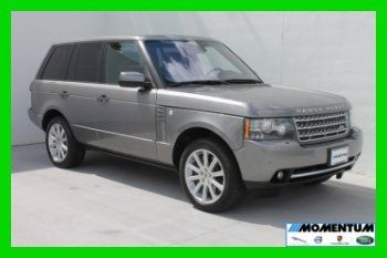 2011 range rover supercharged 4x4/awd suv rear ent*nav* roof*cpo warranty avail!