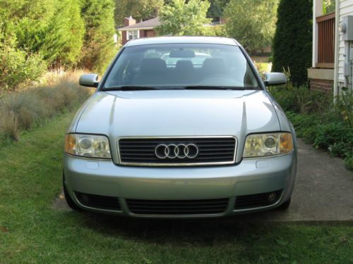 2002 audi a6 base sedan 4-door 3.0l crystal blue