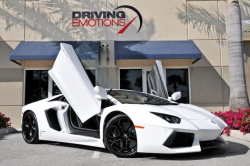 2012 lamborghini aventador lp700-4! bianco isis! rare!!