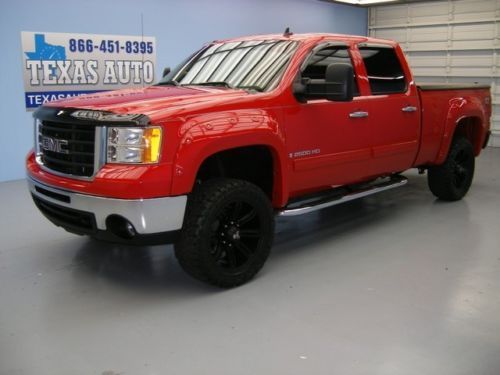 We finance!!!  2009 gmc sierra 2500hd sle 4x4 z-71 lift roof nav tow texas auto!