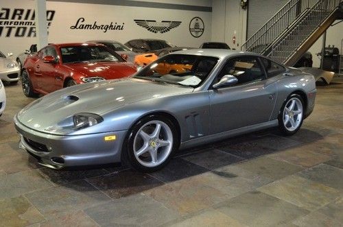 2001 ferrari 550 maranello 6-speed v12 pdl daytona seats grigio titanium