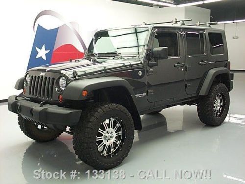 2010 jeep wrangler unltd sport hard top 4x4 lift 75k mi texas direct auto