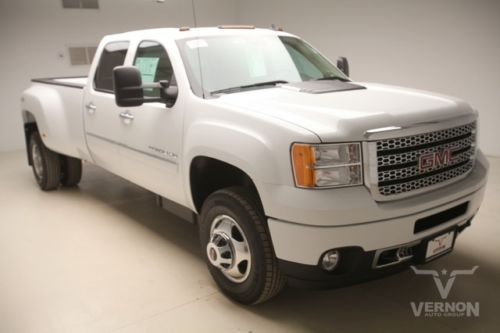 2014 drw denali crew 4x4 navigation sunroof leather heated rear dvd diesel