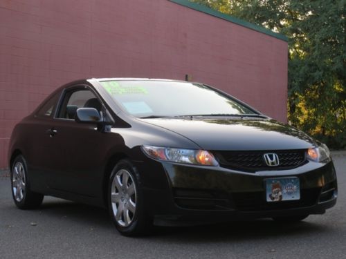 2010 honda civic lx! no reserve! 1-owner! all brand new tires! free carfax!