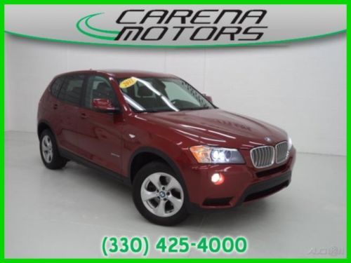 2011 bmw used x3 xdrive28i red panoramic roof free one 1 owner clean carfax x 3