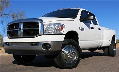 No reserve 2009 dodge ram 3500 1 ton crew 4x4 cummins diesel lb dually clean!!!!