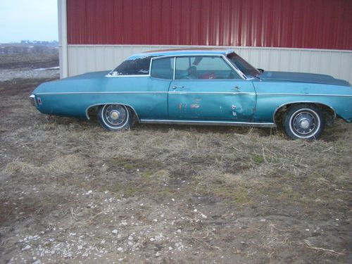 1969 chevy impala blue runnig driving car needs restored