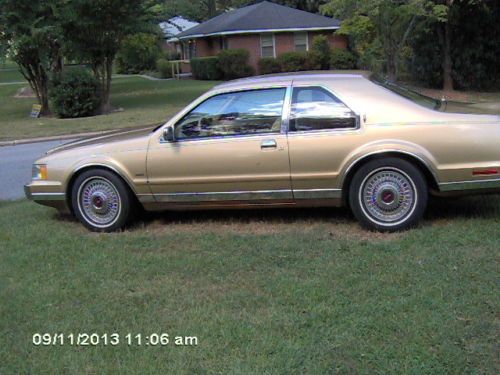 1984 lincoln continental mark 7 bill blass edition  2-door coupe