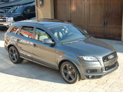 2012 audi q7 prestige s line fully loaded low low miles factory warranty