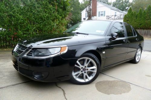 Black saab aero 9-5 sedan