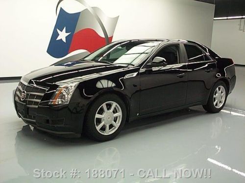 2008 cadillac cts 3.6 di auto sedan htd leather 66k mi! texas direct auto