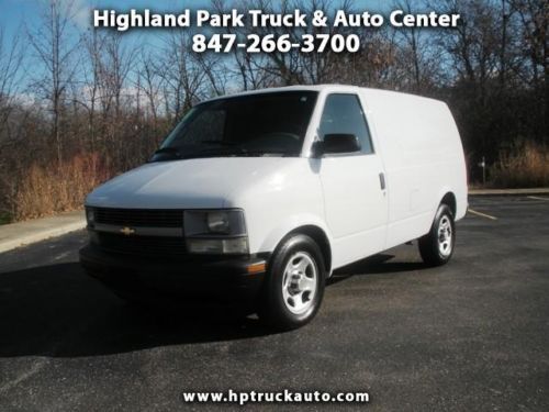 2004 chevy astro cargo van / no windows / 122k miles / 1 owner carfax certified