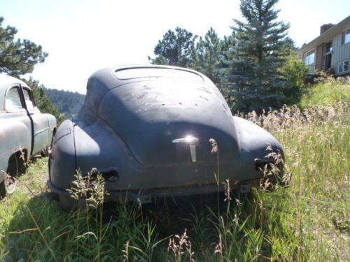 1947 buick 2 door slope back restoration project