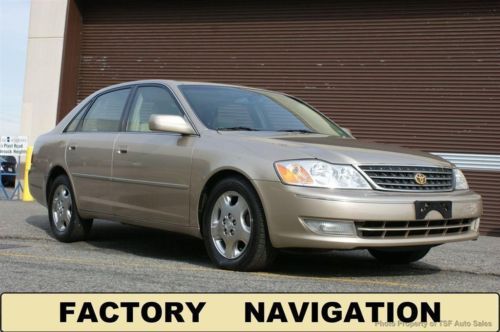 2003 toyota avalon xls touring! orig navigation !! 99k no reserve!!      carfax!